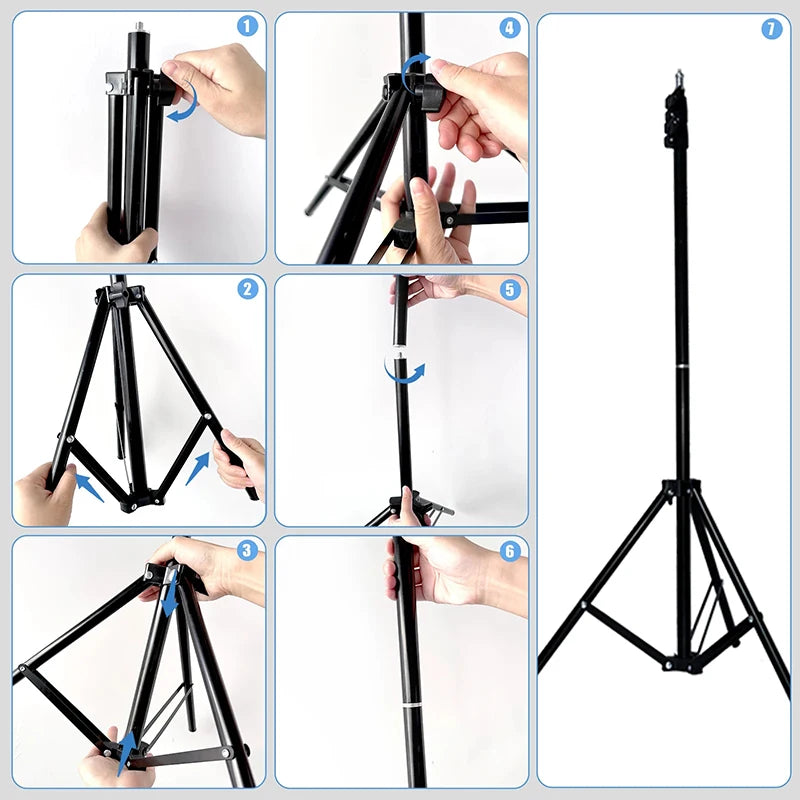 33Cm LED Selfie Ring Light Photography Lights Warm Cold Lamp with Tripod Dimmable USB Ringlight for Tiktok Video Live Fill Lamp